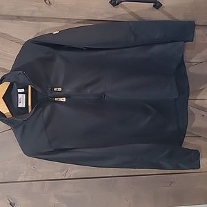 Fjall Raven Black 1/2 Zip Lightweight Fleece Women's XL